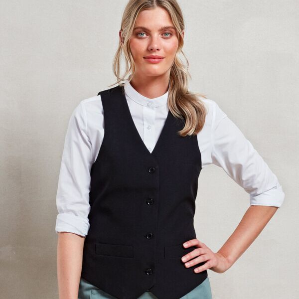 Women's lined polyester waistcoat Thumbnail