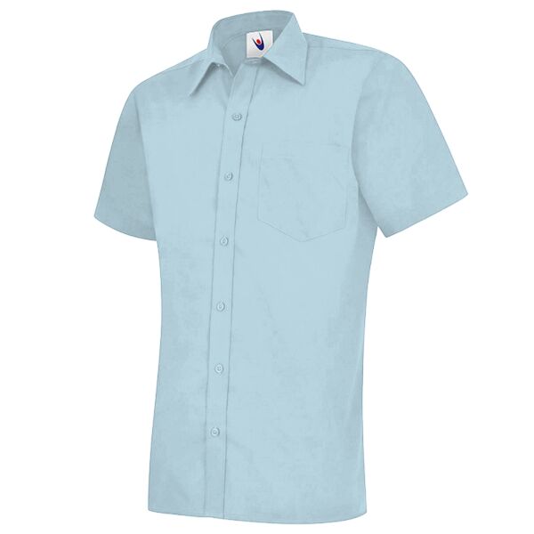 Mens Poplin Half Sleeve Shirt Thumbnail