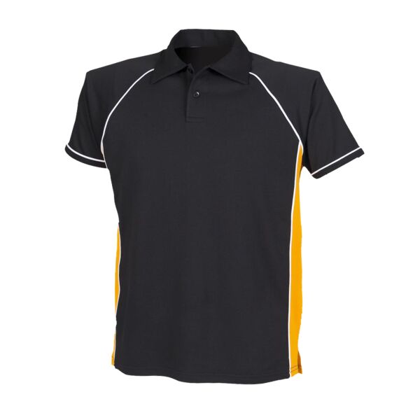 Finden + Hales Performance Piped Polo Shirt Thumbnail