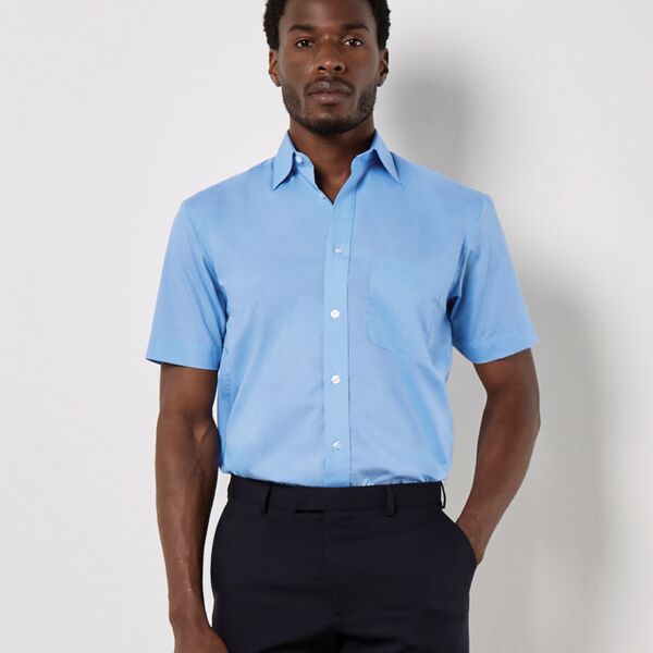 Kustom Kit Short Sleeve Classic Fit Business Shirt Thumbnail