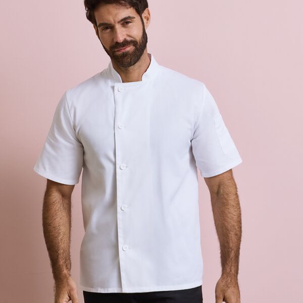 Premier Essential Short Sleeve Chef's Jacket Thumbnail