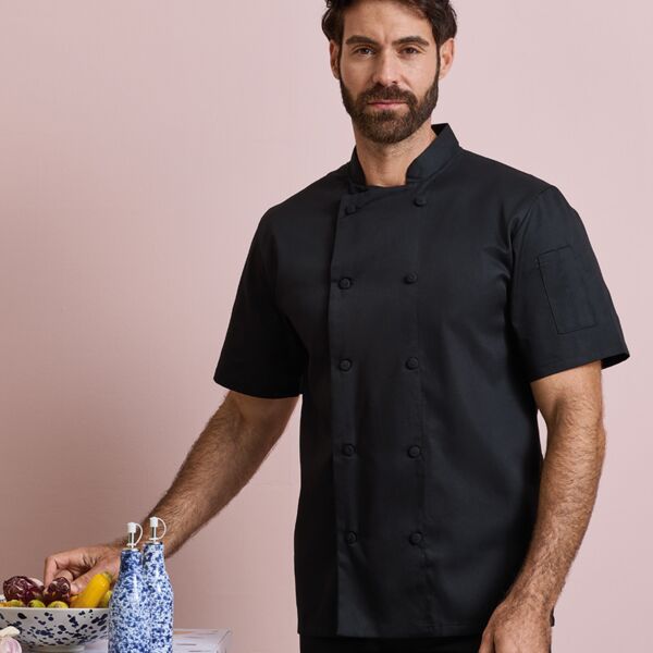 Premier Coolchecker® Short Sleeve Chef's Jacket Thumbnail