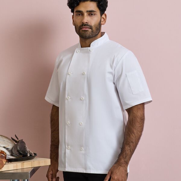 Premier Short Sleeve Chef's Jacket Thumbnail