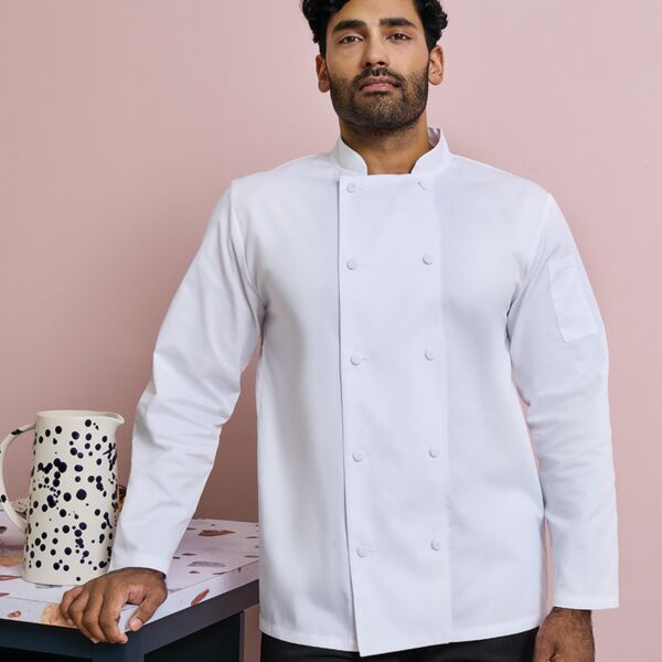 Premier Coolchecker® Long Sleeve Chef's Jacket Thumbnail