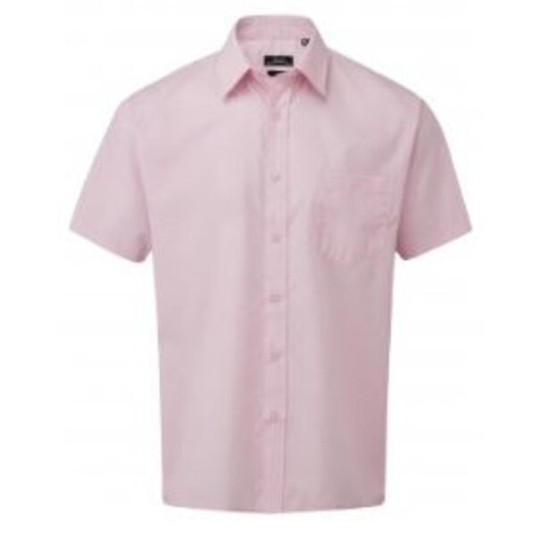 Mens Poplin Short Sleeve Shirt Thumbnail