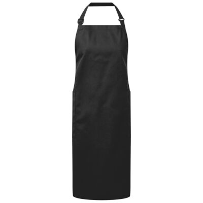 Black Fairtrade Long Apron Thumbnail