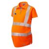 LOVACOTT Coolviz Ultra Women's Maternity Polo Shirt Thumbnail